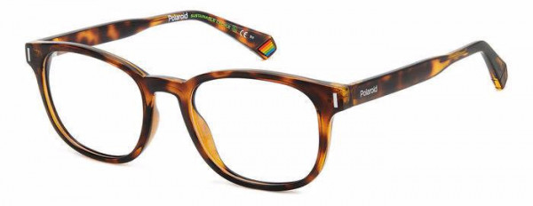 Polaroid Core PLD D453 Eyeglasses, 0086 HAVANA