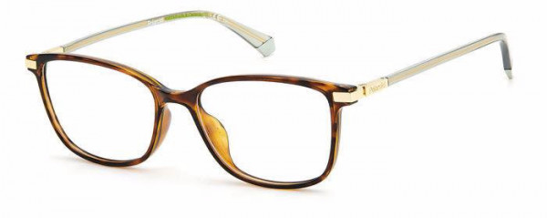 Polaroid Core PLD D460/G Eyeglasses, 0086 HAVANA