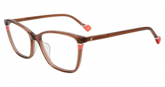 Yalea VYA048V Eyeglasses, Brown