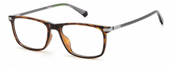 Polaroid Core PLD D458/G Eyeglasses, 0086 HAVANA