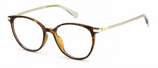 Polaroid Core PLD D459/G Eyeglasses, 0086 HAVANA