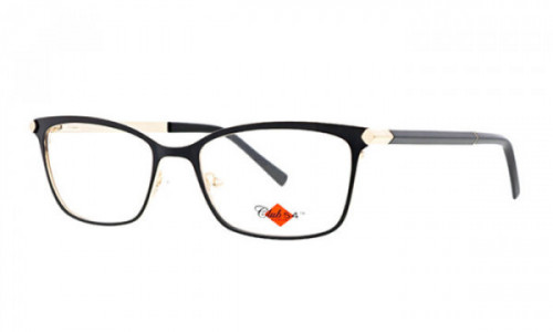 Club 54 Gilbert Eyeglasses, Black Gold