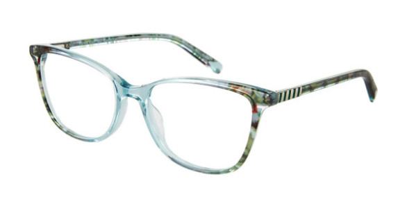 Exces EXCES 3181 Eyeglasses, 321 GREEN CRYSTAL-MO