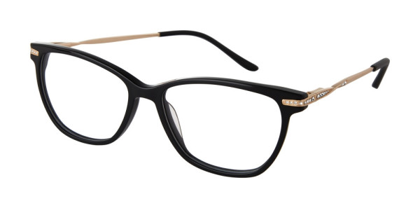 Exces PRINCESS 171 Eyeglasses, 101 BLACK-GOLD