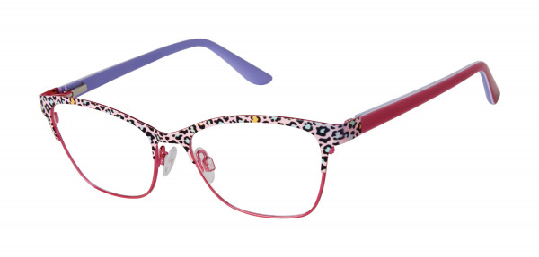 gx by Gwen Stefani GX835 Eyeglasses, Black Checker (BLK)