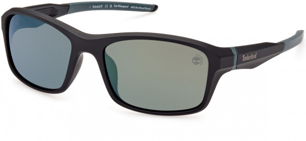 Timberland TB9293 Sunglasses, 02R - Matte Black / Black/Monocolor