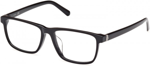 Guess GU50087-D Eyeglasses, 001 - Shiny Black / Shiny Black