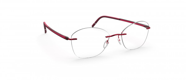 Silhouette The Wave  5567 EU Eyeglasses, 3040 Cassis Red