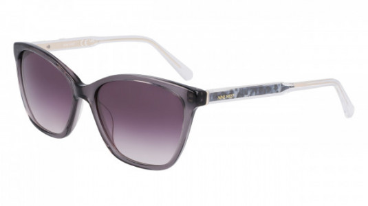 Nine West NW659S Sunglasses, (010) CRYSTAL SMOKE