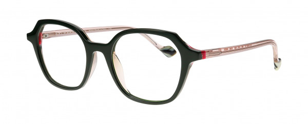 Face a Face DJUNE 2 Eyeglasses, ENGLISH GREEN /PINK BLUSH