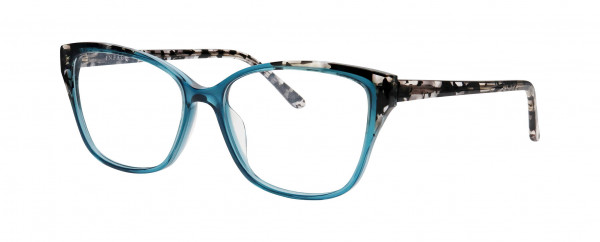 Inface IF9475 Eyeglasses, AQUA MEDIUM TRANSPARENT