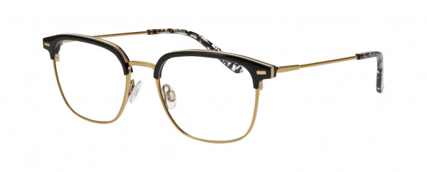 Nifties NI8537 Eyeglasses, BLACK DARK SHINY