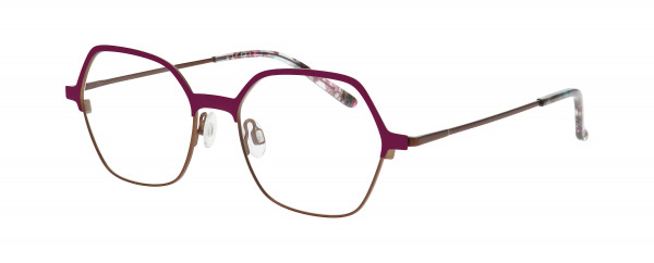 Nifties NI8535 Eyeglasses, AUBERGINE DARK MATT