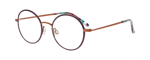 Nifties NI8529 Eyeglasses, AUBERGINE DARK MATT