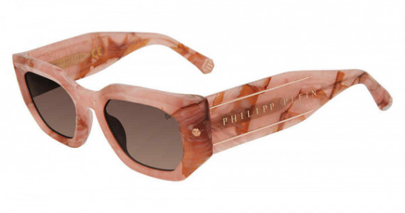 Philipp Plein SPP066M Sunglasses, DK HAVANA BROWN (06ZE)