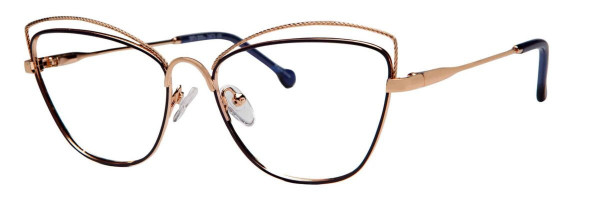 Scott & Zelda SZ7473 Eyeglasses, Blue/Gold