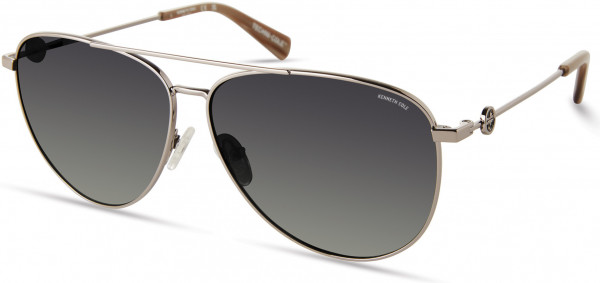 Kenneth Cole New York KC7270 Sunglasses, 10P - Shiny Gunmetal / Shiny Gunmetal