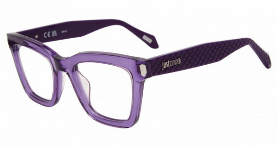 Just Cavalli VJC003V Eyeglasses, TRANSP. VIOLET -06LA