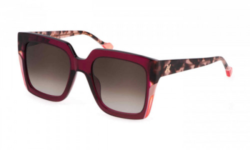 Yalea SYA106V Sunglasses, TRANSP.RASPBERRY (0AFD)