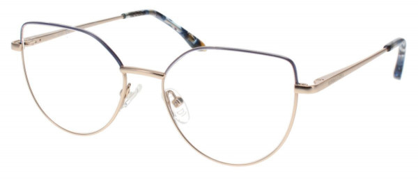 BCBGMAXAZRIA ESEA Eyeglasses, Blue Gold