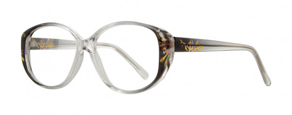 Attitudes Attitudes #57 Eyeglasses, Floral Black