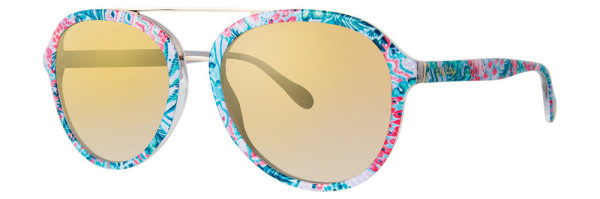 Lilly Pulitzer Sarasota Sunglasses, Banana Split