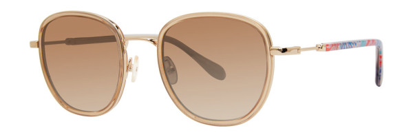 Lilly Pulitzer Monaco Sunglasses, Gold Shimmer