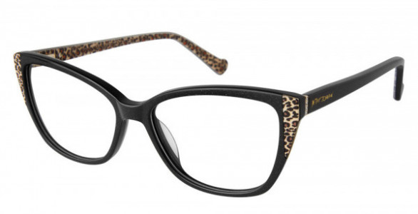 Betsey Johnson BET RISQUE Eyeglasses, black