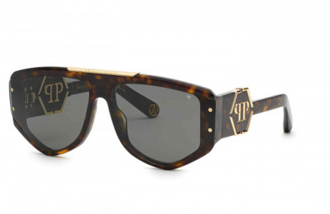 Philipp Plein SPP093M Sunglasses, DARK HAVANA -0722