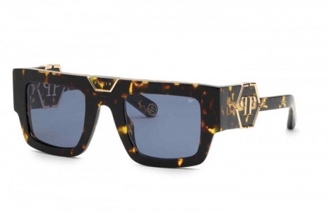 Philipp Plein SPP092M Sunglasses, BROWN-YELLOW HAVANA -0781