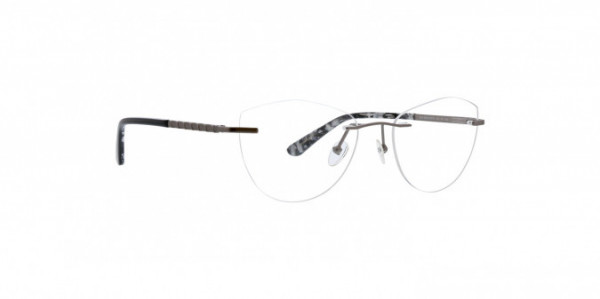 Totally Rimless TR Ardor 357 Eyeglasses, Dark Silver