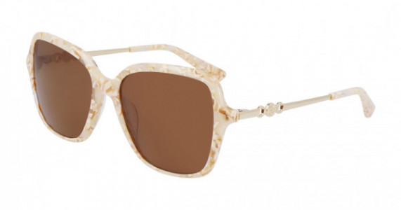 Anne Klein AK7093 Sunglasses, 101 Ivory Marble