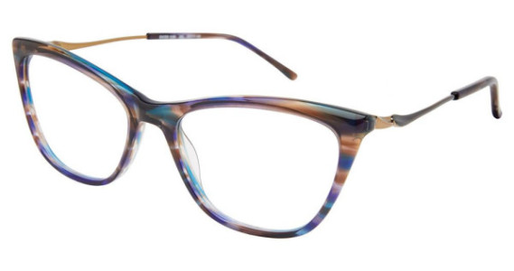 Exces EXCES 3186 Eyeglasses, 333 GREEN MARBLED