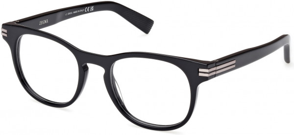 Ermenegildo Zegna EZ5268 Eyeglasses, 001 - Shiny Black / Shiny Black