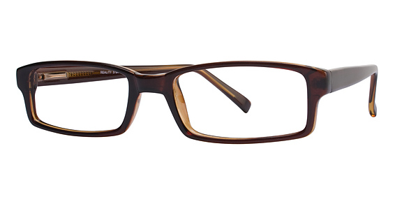 Enhance EN3794 Eyeglasses, Brown/Crystal