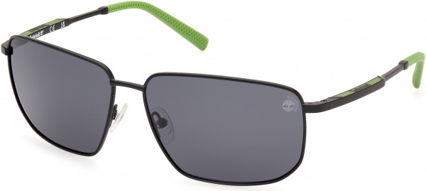 Timberland TB00010 Sunglasses, 02D - Matte Black / Matte Black