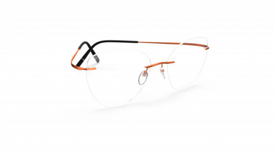 Silhouette Titan Minimal Art Stellar  5599 NS Eyeglasses, 2540 Lava Orange