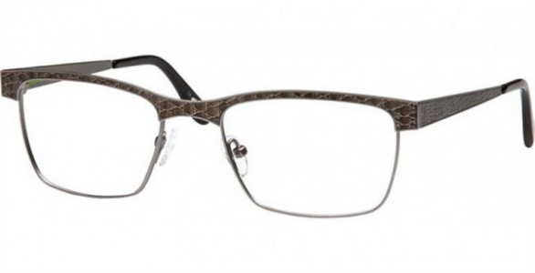 Glacee GL6731 Eyeglasses, C1 GUN/SNAKE