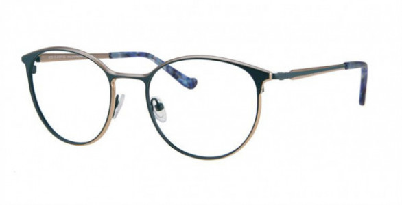 Ice Cream IC9167 Eyeglasses, C2 DRK PETRO/RSE GLD