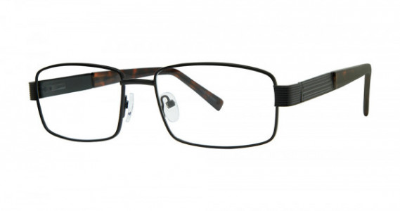 Modern Optical ADJOURN Eyeglasses, Matte Gunmetal/Black