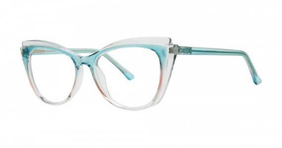 Modern Optical DULCE Eyeglasses, Grey Crystal/Green