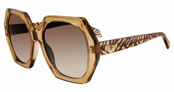 Just Cavalli SJC087V Sunglasses, SHINY TRANSP.BEIGE (0913)