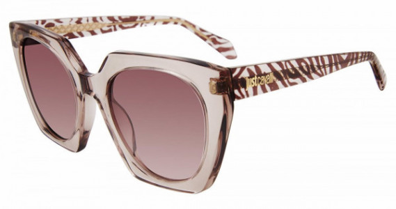 Just Cavalli SJC088V Sunglasses, TRANSP.BEIGE (07T1)