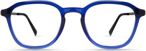 ECO by Modo BRAMBLE Eyeglasses, BRIGHT BLUE - SUN CLIP