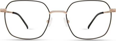 ECO by Modo OLEANDER Eyeglasses, BLACK ROSE GOLD - SUN CLIP