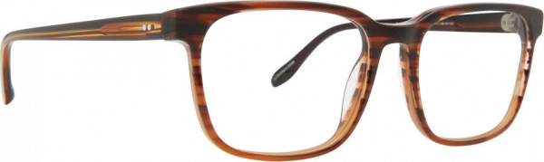 Badgley Mischka BM Kline Eyeglasses, Brown Horn [BRHN]