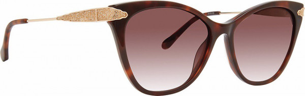 Badgley Mischka BM Chavonne Eyeglasses, Tortoise