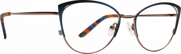 XOXO XO Pristina Eyeglasses, Teal