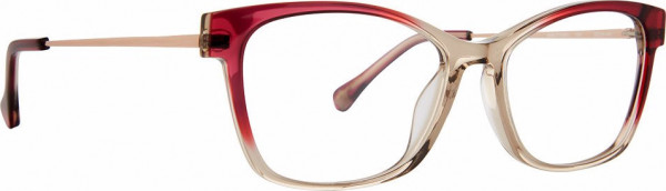 Trina Turk TT Fay Eyeglasses, Merlot