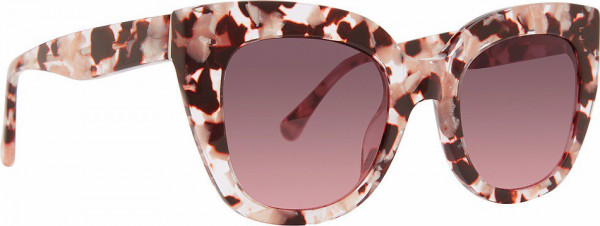 Trina Turk TT Ellesmere Eyeglasses, Burgundy Tortoise